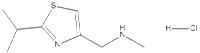 2-Isopropyl-4-[(N-methylamino)methyl]thiazole hydrochloride